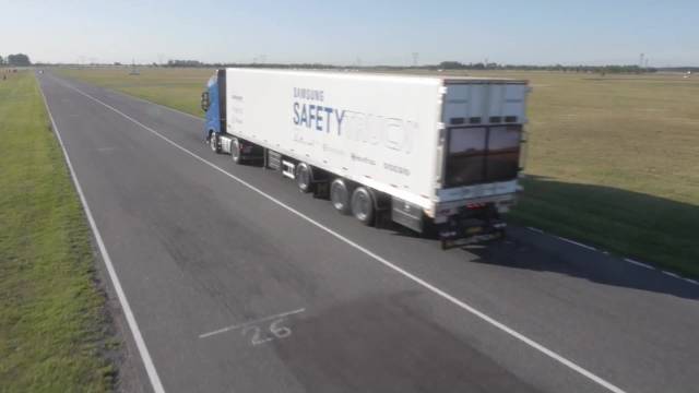 三星造“安全”卡车，透明技术减少超车盲区，千万车主将受益  ​