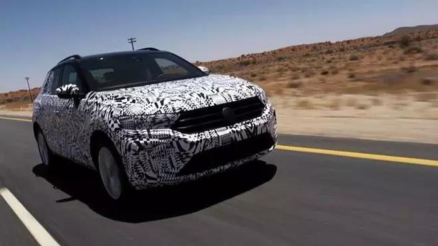 大众小型SUV T-ROC实车路试 将于9月亮相