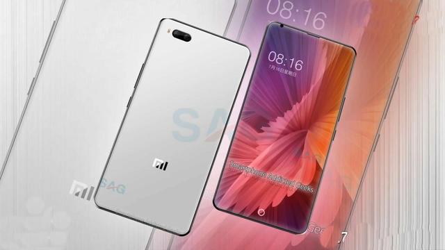 屏占比近百分百+屏下指纹的小米7概念图:卖1万