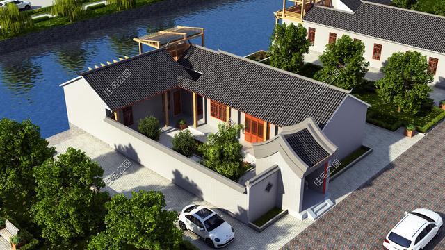 10套中式农村合院户型,农村建房就该这样,含全图