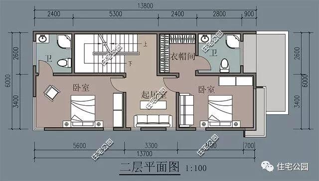 5米宽宅基地设计图,5米宽10米长房屋设计图 农村宅基地太小咋办4到7米宽也能建豪宅这7套布局通透就很好