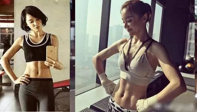 杨颖示范如何练出马甲线杨幂赵丽颖好身材让人大开眼界