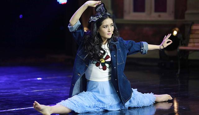 谢娜身材首度素颜v身材辣妈亮点恢复神速产后袖子绿手机图片