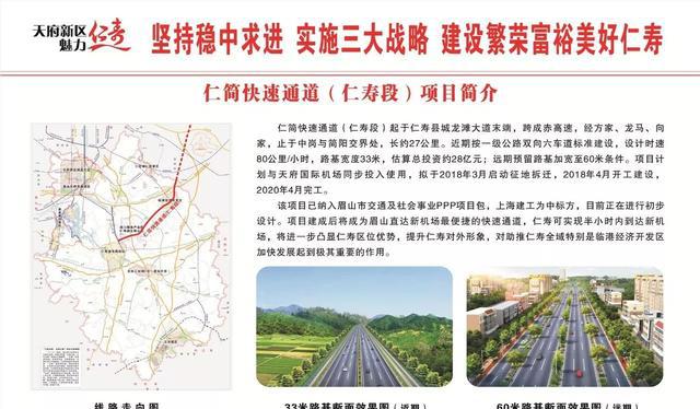 仁简快速通道,黑龙滩环湖东路前期工作有序推进,将分别于 2018年4月