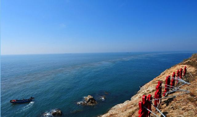 大连春季好去处黄渤海分界线旅游风景区