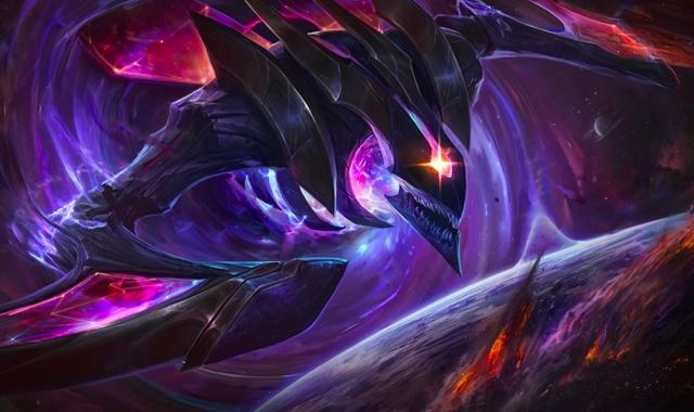 LOL虚空掠夺者卡兹克,死兆星皮肤鉴赏