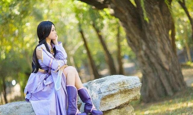 柔弱女子 露娜紫霞仙子 王者荣耀cosplay