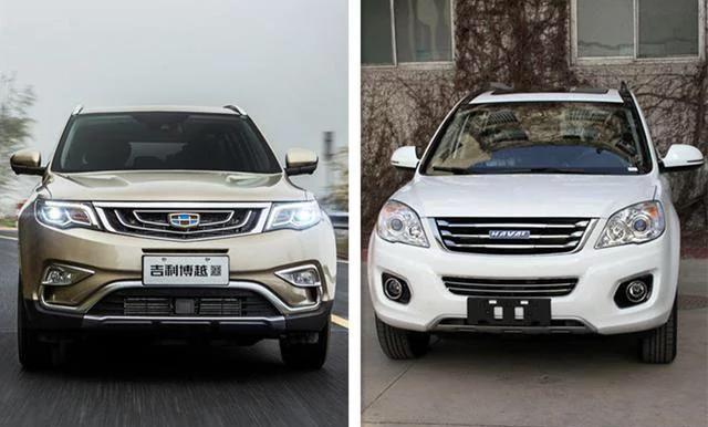 12万左右的国产SUV，哈佛H6和吉利博越的比较