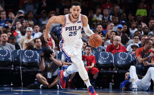 什么水平?西蒙斯首节8个助攻,新秀赛季数据已