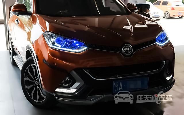 [武汉改灯] MG锐腾车灯改装米石LED双光透镜