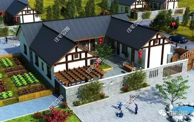 新别墅建中式户型最佳用地前30名,第1有多漂亮多少年产农村别墅权图片