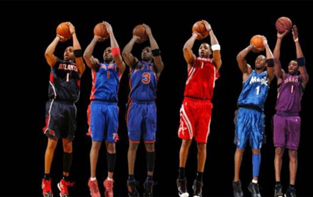 投篮姿势美如画的球星是谁?麦迪甜瓜上榜，最后一个比库里更准!