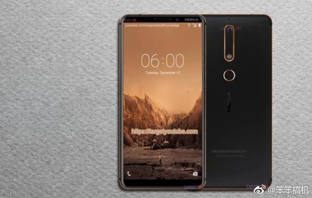 诺基亚全面屏正式被确认!致敬华为Mate10Pro