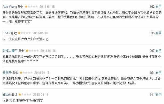 新版寻秦记播出，却遭到一致差评，网友：这拍的什么玩意？