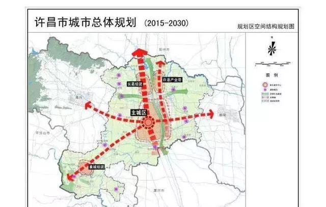 在许昌的城市总体规划(2017-2030)中,发展主线路将延长葛向北挺进.