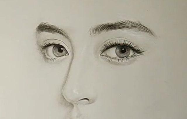 六大女明星的手绘头像