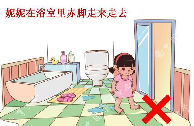 中小学生安全教育自己幼儿安全七:浴室里的陷