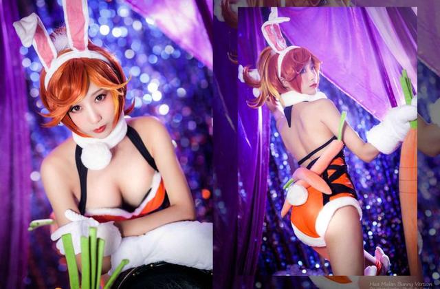 cosplay花木兰兔女郎,cosplay儿童装扮 花木兰cosplay 不过,估计小伙伴们看到这样的花木兰,都没心思吃胡萝卜
