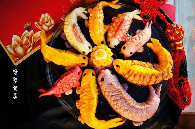 过年学会蒸这款面食好吃好看寓意吉祥连年有鱼年味十足
