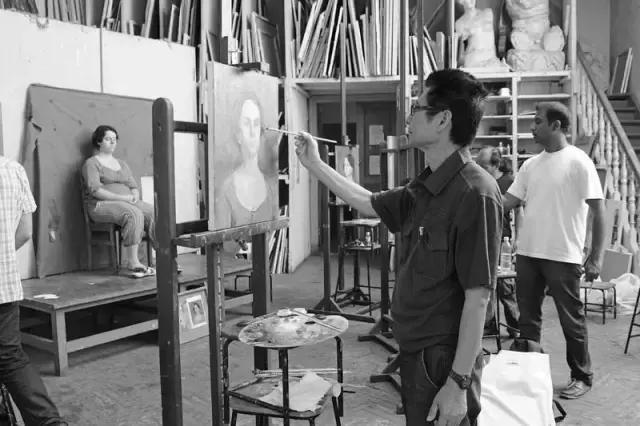俄罗斯列宾美术学院工作室
