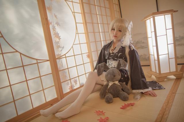 动漫cosplay图集—缘之空春日野穹和服cos美图欣赏