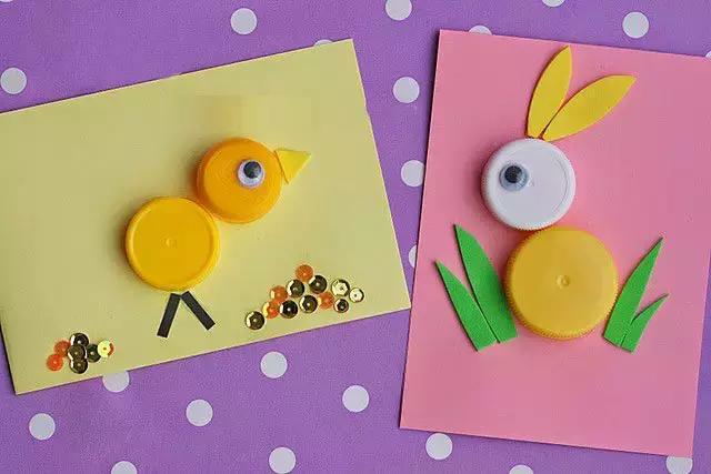 变废为宝的瓶盖创意手工