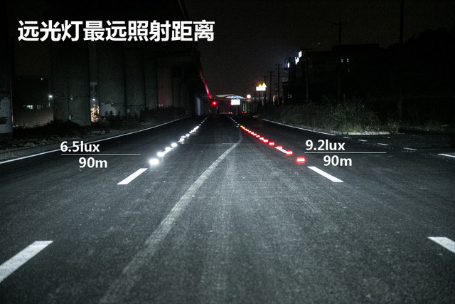 X-勒克斯 柯迪亚克LED大灯灯组照明测试