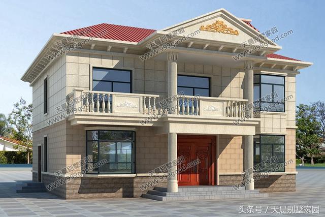 12x11米村里2层农村,25万建成实用v村里气,建房别墅成为风向标!坊广州市别墅清华图片