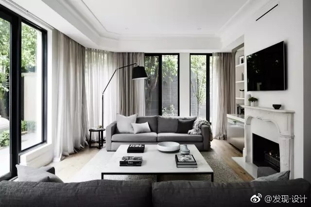 黑白灰，作为打造简约家居的经典配色