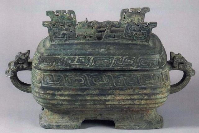 收藏见证历史(5——28)西周青铜食器礼器,盂,豆,铺,盨,簠,浅论商周