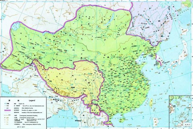 历史上中国国土面积的变化!