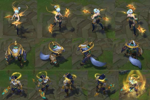 LOL除了三款狗年限定皮肤外, 还有多款炫彩皮