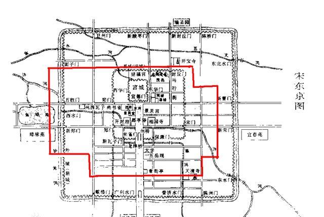 北宋都城图北宋当年被金人所灭,除了当时朝廷的腐败昏庸和军事实力