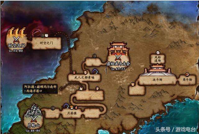 DNF起源版本世界地图:镜像阿拉德有些细思极