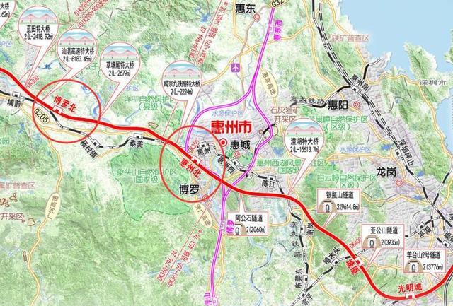 赣深高铁仲恺预留站在潼湖4年后全市有9个高铁站