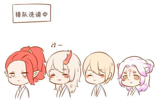 今天为小伙伴们带来酒吞童子和茨木童子还有狗崽的小漫画,希望小伙伴