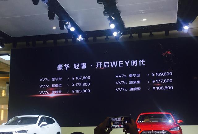 15-20万SUV最佳选择——WEY VV7 2.0T 时尚动感 25项豪华配置
