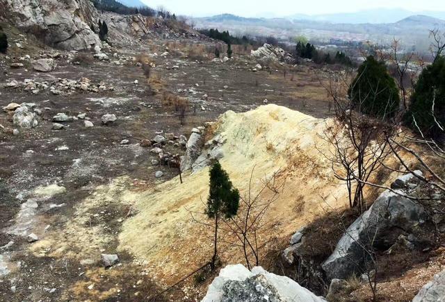 彭城之窗|江苏徐州汉王镇青龙山发现大体量五色土