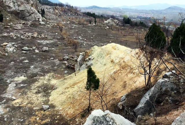 彭城之窗|江苏徐州汉王镇青龙山发现大体量五色土