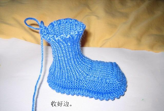 今天给大家带来一款高筒宝宝鞋的详细编织教程