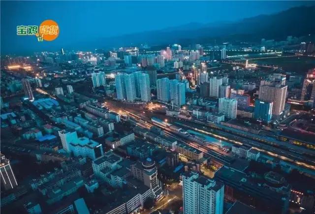 一睹为快!宝鸡航拍夜景首次震撼曝光,竟然如此大气磅礴!