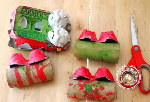 幼儿园新年手工集合:灯笼鞭炮樱花树等,五个教