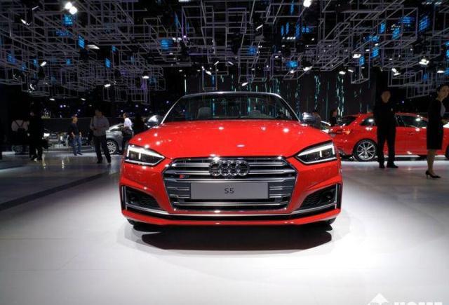 全新奥迪S5敞篷版亮相上海车展 搭3.0T V6发动机