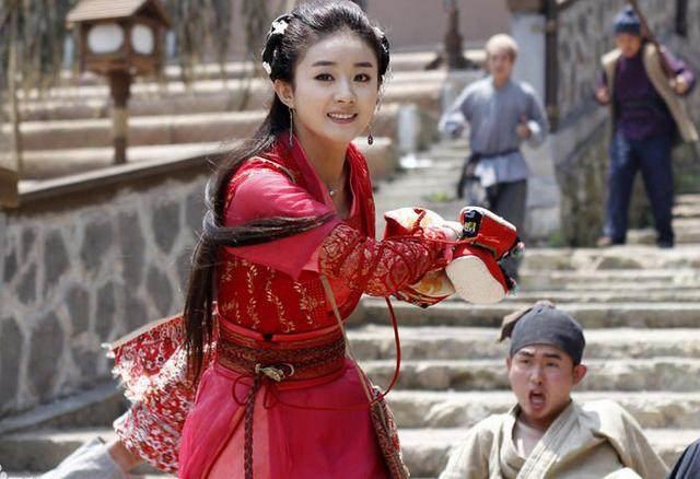 古装赵丽颖出演《追鱼造型》时"红绫"的这是剧情,清新柔美.电视剧紫密传奇图片