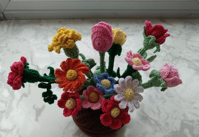 迷你手钩花
