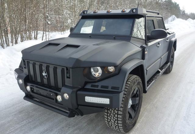 毛熊的奔驰G,用暴力美学诠释的豪华,俄罗斯「营长」装甲越野车