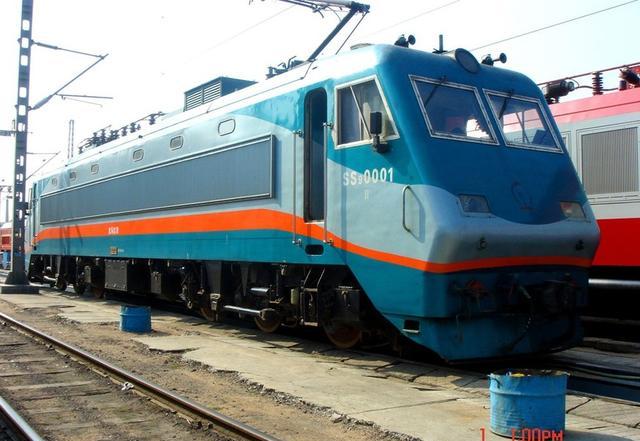 韶山9型电力机车合集(0001至0010),大部分配属上海局