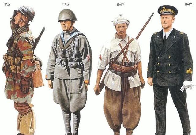 轴心国之间的较量:二战主要参战国军装,德意日谁的军装最好看?