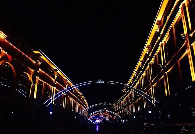 邢台七里河夜景锦江不夜城