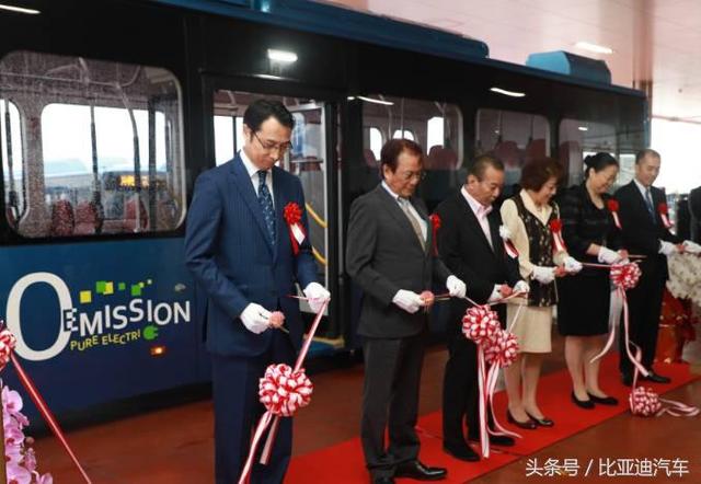 中国高端制造出海 比亚迪再次向日本交付纯电动巴士车队